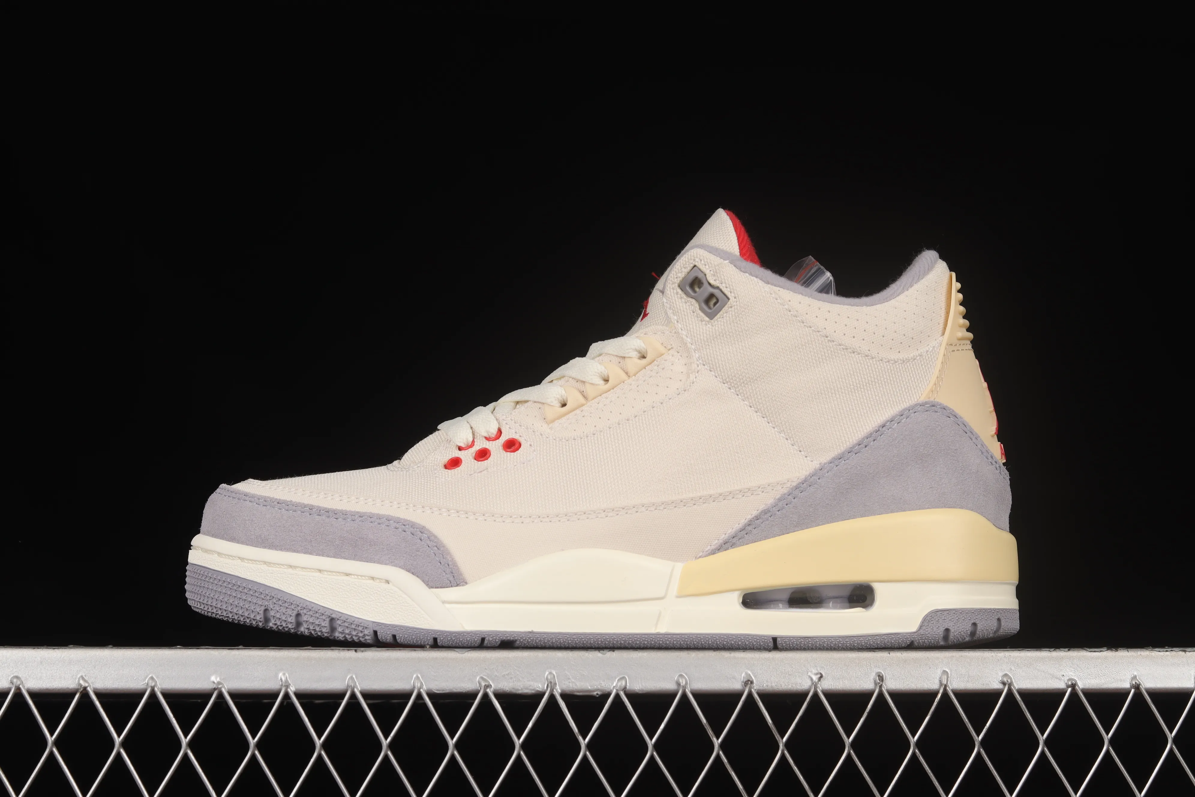 All categories Air Jordan Jordan series basketball shoes Air Jordan 3 Air Jordan 3 "Muslin" AJ3 Joe 3 cement gray canvas basketball shoes DH7139-100